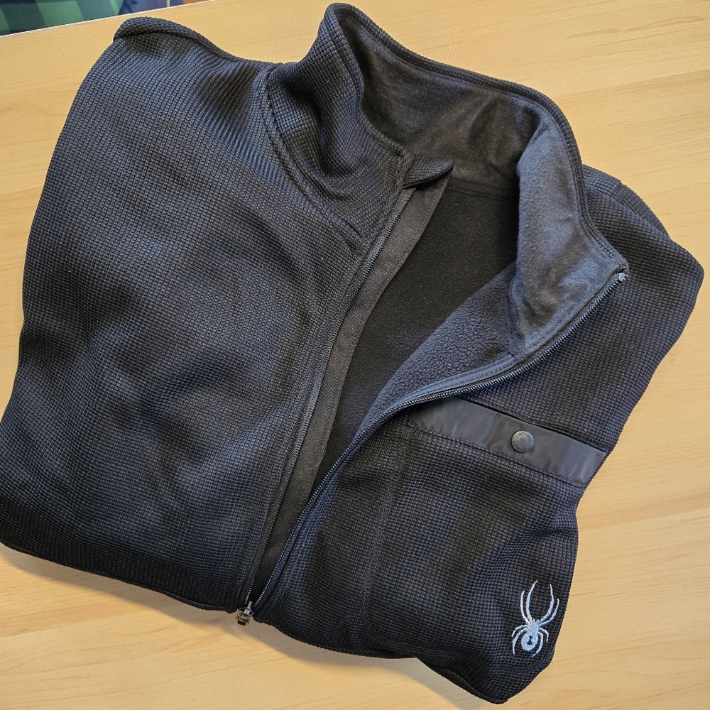 Spyder Mens XL Full Zip Sweater Jacket